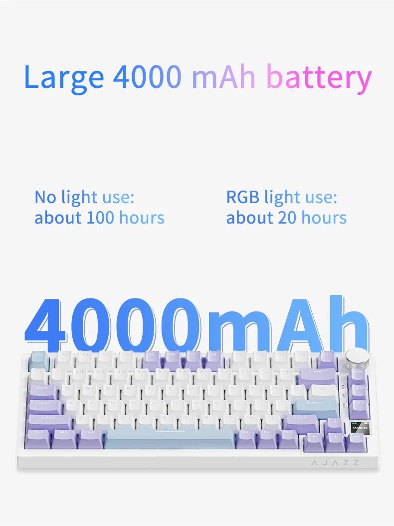AJAZZ AK820 Pro – Multifunctional Knob Mechanical Keyboard