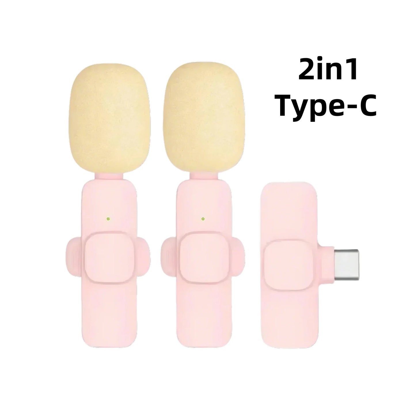 Portable Wireless Lavalier Mic for iPhone/Android