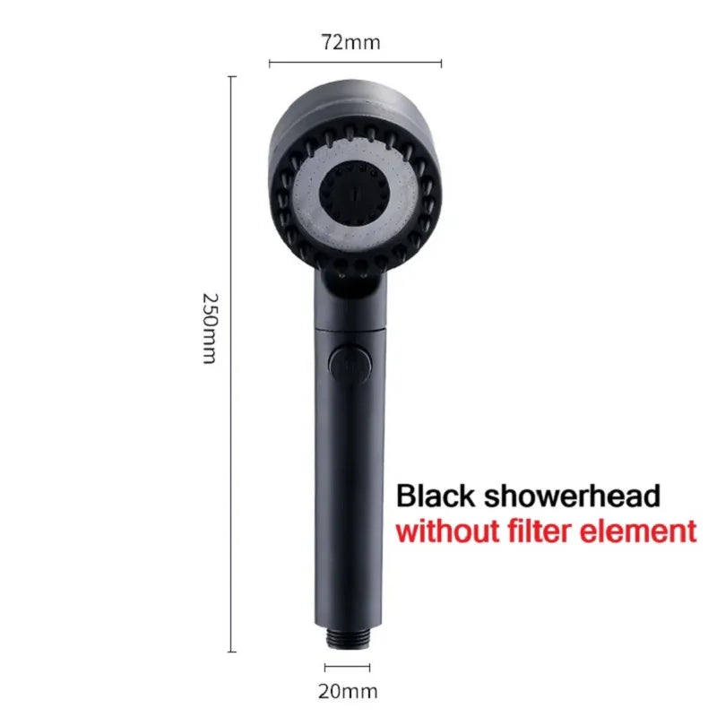 High Pressure Filter Shower Head 3-Mode
