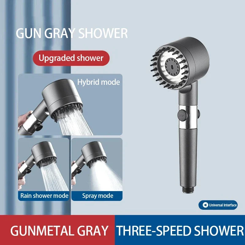 High Pressure Filter Shower Head 3-Mode