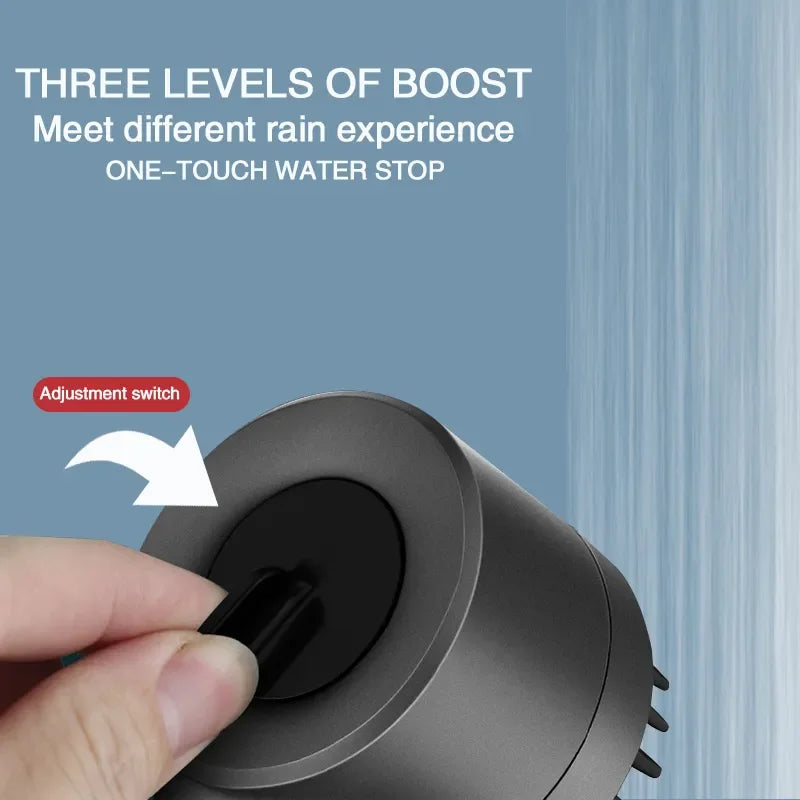 High Pressure Filter Shower Head 3-Mode