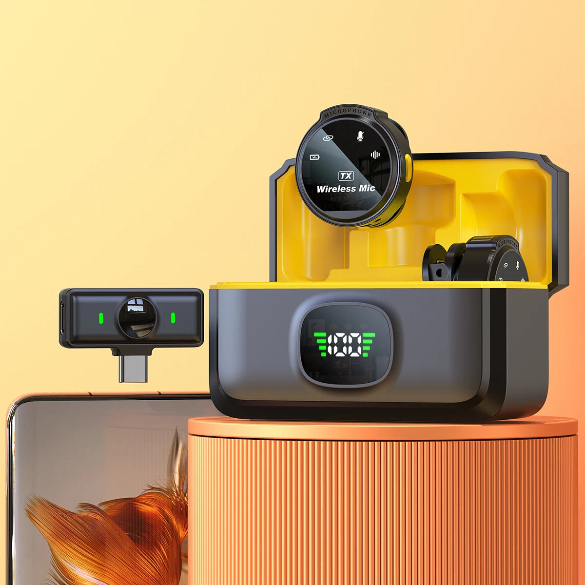 Xiaomi Wireless Lapel Mic – Type-C iPhone Android
