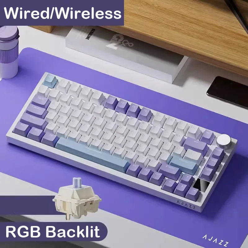 AJAZZ AK820 Pro – Multifunctional Knob Mechanical Keyboard