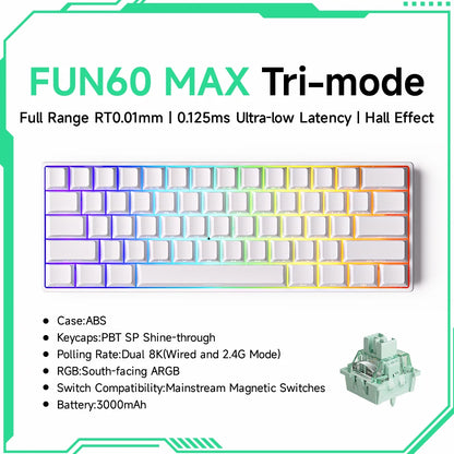 MonsGeek M1W FUN60 - Mechanical Keyboard Magnetic