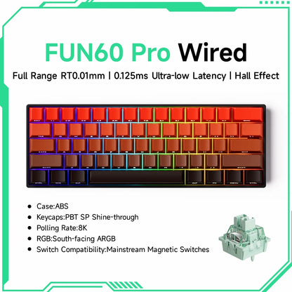 MonsGeek M1W FUN60 - Mechanical Keyboard Magnetic