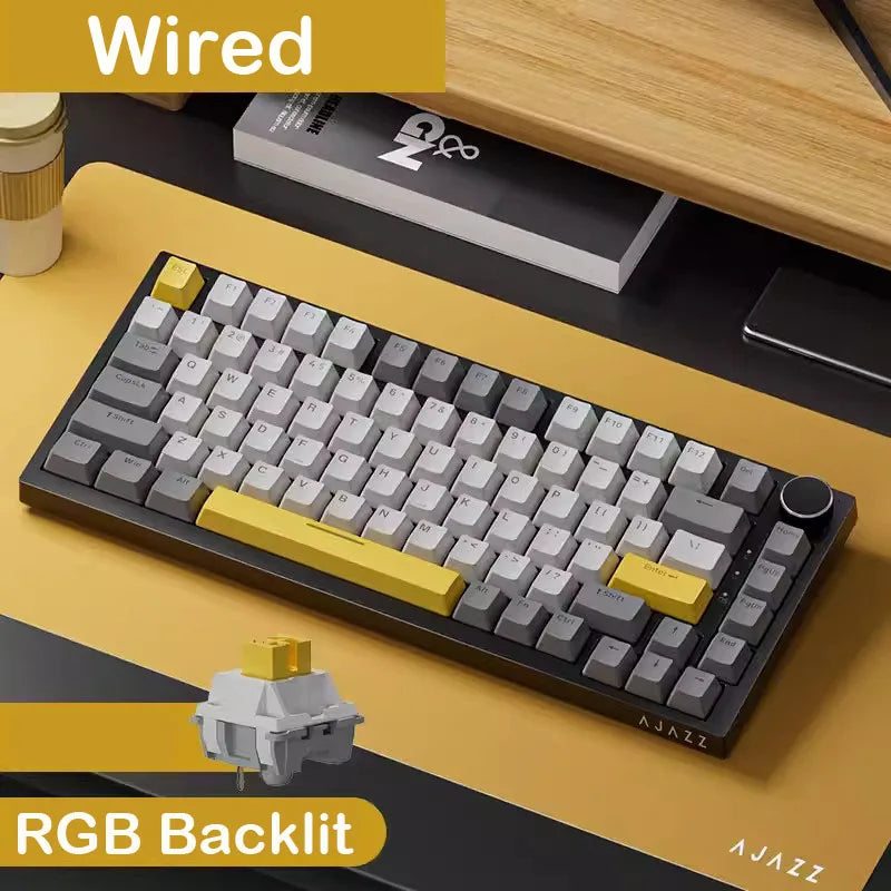 AJAZZ AK820 Pro – Multifunctional Knob Mechanical Keyboard