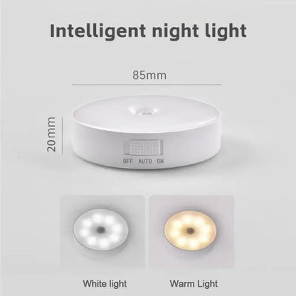 Smart Sensor Night Lamp with USB Charging